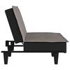 vidaXL Schlafsofa Taupe Stoff
