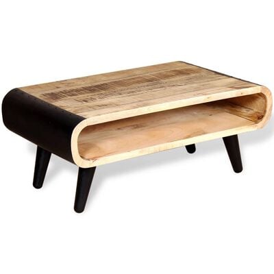 vidaXL Couchtisch Raues Mangoholz 90 x 55 x 39 cm