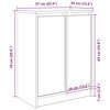 vidaXL Schuhschrank Altholz-Optik 57x34x76 cm Holzwerkstoff