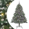 vidaXL K&uuml;nstlicher Weihnachtsbaum mit 300 LEDs mit St&auml;nder Gr&uuml;n 180 cm