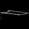 vidaXL Markise Automatisch mit LED Weinrot 300x250 cm