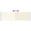 vidaXL Seitenmarkise Ausziehbar 180x600 cm Creme