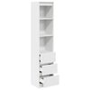vidaXL Highboard Wei&szlig; 37,5x35x180 cm Holzwerkstoff