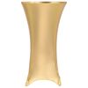 vidaXL 2 St&uuml;ck Stretch-Tischdecken Golden 80 cm