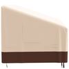 vidaXL Abdeckungen f&uuml;r 3-Sitzer-Bank 2 Stk. 204x86x48/73cm 600D Oxford