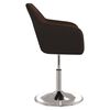 vidaXL Barhocker Braun Kunstleder