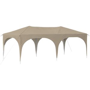 vidaXL Pop-up Partyzelt Creme 575 x 288 x 245 cm Oxford-Stoff