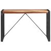 vidaXL Esstisch 120x60x75 cm Massivholz