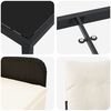 vidaXL Garten Essgruppe mit Kissen 3 pcs Schwarz Poly-Rattan