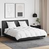 vidaXL Winterbettdecke mit Kissen 3 pcs Wei&szlig; Daunenfeder