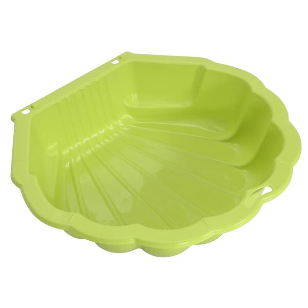 vidaXL Sandk&auml;sten 2 Stk. Gr&uuml;n 77x87x21 cm Kunststoff
