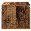 vidaXL Wandmontiertes Nachttischchen 2 pcs Altholz Holzwerkstoff
