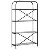 vidaXL B&uuml;cherregal Graues Sonoma 80 x 30 x 146 cm Holzwerkstoff