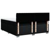 vidaXL Boxspringbett mit Matratze Schwarz 180x200 cm Stoff
