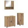 vidaXL Badezimmerm&ouml;bel-Set 3 Stk. Artisan-Eiche 61 x 35 x 64 cm