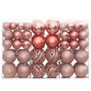 vidaXL Weihnachtskugeln 100 Stk. Rosa und Rose 3 / 4 / 6 cm