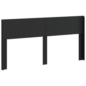 vidaXL Kopfteil Schwarz PB