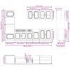 vidaXL 7-tlg. K&uuml;chenschrank-Set Kalmar Schwarz Holzwerkstoff