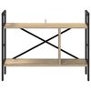 vidaXL B&uuml;cherregal Sonoma-Eiche 75 x 30 x 58,5 cm Holzwerkstoff