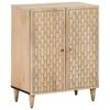 vidaXL Beistellschrank 60x33x75 cm Massivholz Mango