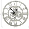 vidaXL Wanduhr Silbern 30 cm Acryl