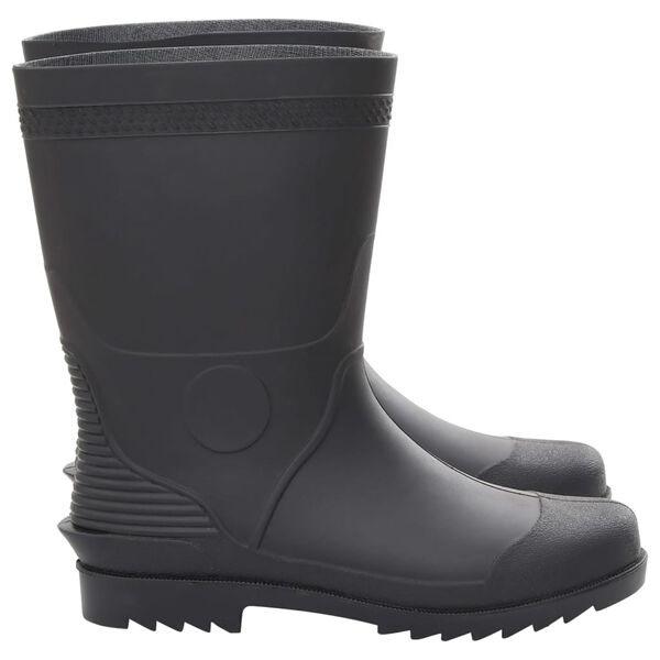 vidaXL Gummistiefel Schwarz Gr&ouml;&szlig;e 46 PVC