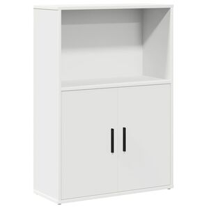 vidaXL B&uuml;cherregal Wei&szlig; 60x24x85 cm Holzwerkstoff