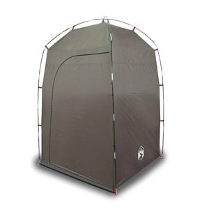 vidaXL Duschzelt Braun Wasserfest