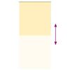 vidaXL Verdunkelungsrollo Gelb 100x230cm Stoffbreite 95,7 cm Polyester