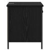 vidaXL Nachttisch Schwarz Eichen-Optik 40 x 42 x 50 cm Holzwerkstoff