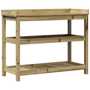 vidaXL Pflanztisch Ablagen 108x45x86,5 cm Impr&auml;gniertes Kiefernholz