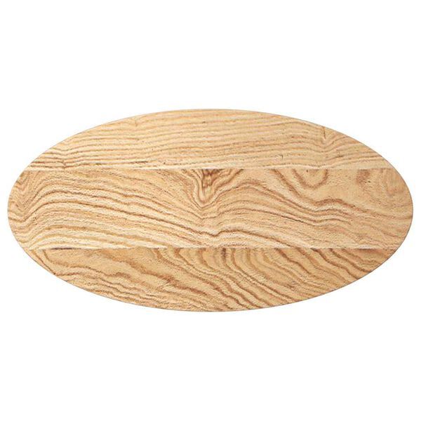 vidaXL Tischplatte 80x40x4 cm Massivholz Eiche Oval