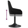 vidaXL Barhocker Schwarz Samt