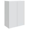 vidaXL Wandschrank Wei&szlig; 66 x 34,5 x 90 cm Holzwerkstoff