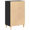 vidaXL Sideboard Schwarz Eichen-Optik 57 x 35 x 89,5 cm Holzwerkstoff