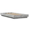 vidaXL Bettgestell Betongrau 90x200 cm Holzwerkstoff
