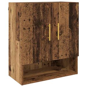 vidaXL Wandschrank Wandmontiert Altholz 60 x 31 x 70 cm Holzwerkstoff