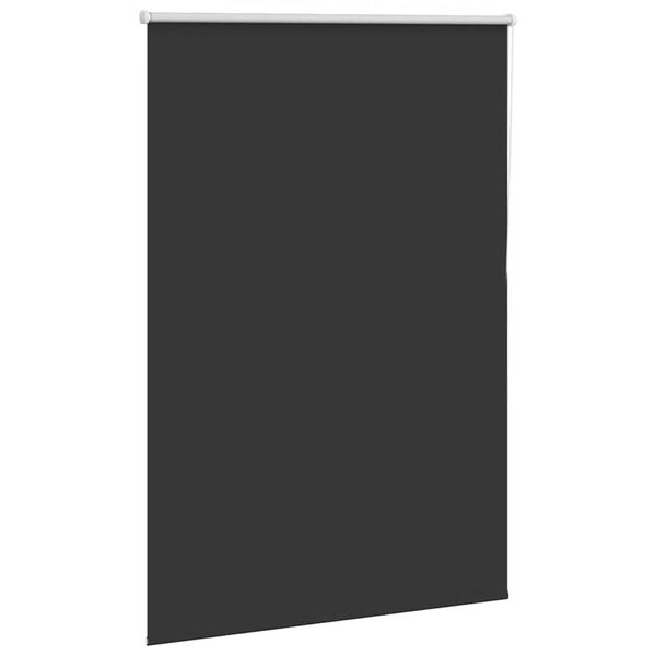 vidaXL Verdunkelungsrollo Schwarz 115x175 cm Stoffbreite 110,7 cm
