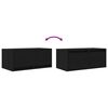 vidaXL TV-Schr&auml;nke 2 Stk. Schwarz Eichen-Optik 60x31x25,5 cm