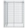 vidaXL Gabionen-M&uuml;lltonnenbox 110x91x120 cm Verzinktes Eisen