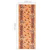 vidaXL Teppichl&auml;ufer BCF Terrakottarot 100x350 cm