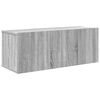 vidaXL 7-tlg. TV-Schrank-Set Grau Sonoma Holzwerkstoff