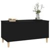 vidaXL Couchtisch Schwarz 90x44,5x45 cm Holzwerkstoff