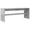vidaXL TV-Schr&auml;nk 100 x 30 x 40 cm Beton Grau Holzwerkstoff