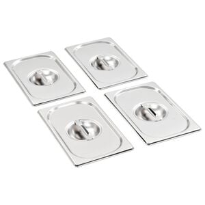Deckel f&uuml;r GN 1/4 Beh&auml;lter 4 Stk. Edelstahl