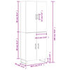 vidaXL Highboard Sonoma-Eiche 69,5x34x180 cm Holzwerkstoff