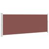 vidaXL Seitenmarkise Ausziehbar 180x500 cm Braun