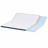 vidaXL Matratzenauflage Wei&szlig; 200 x 200 cm Jacquard-Stoff