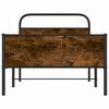 vidaXL Bettgestell ohne Matratze 90x200 cm Sonoma-Eiche Holzwerkstoff