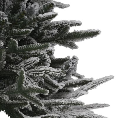 vidaXL Künstlicher Weihnachtsbaum mit Beleuchtung & Schnee 150 cm